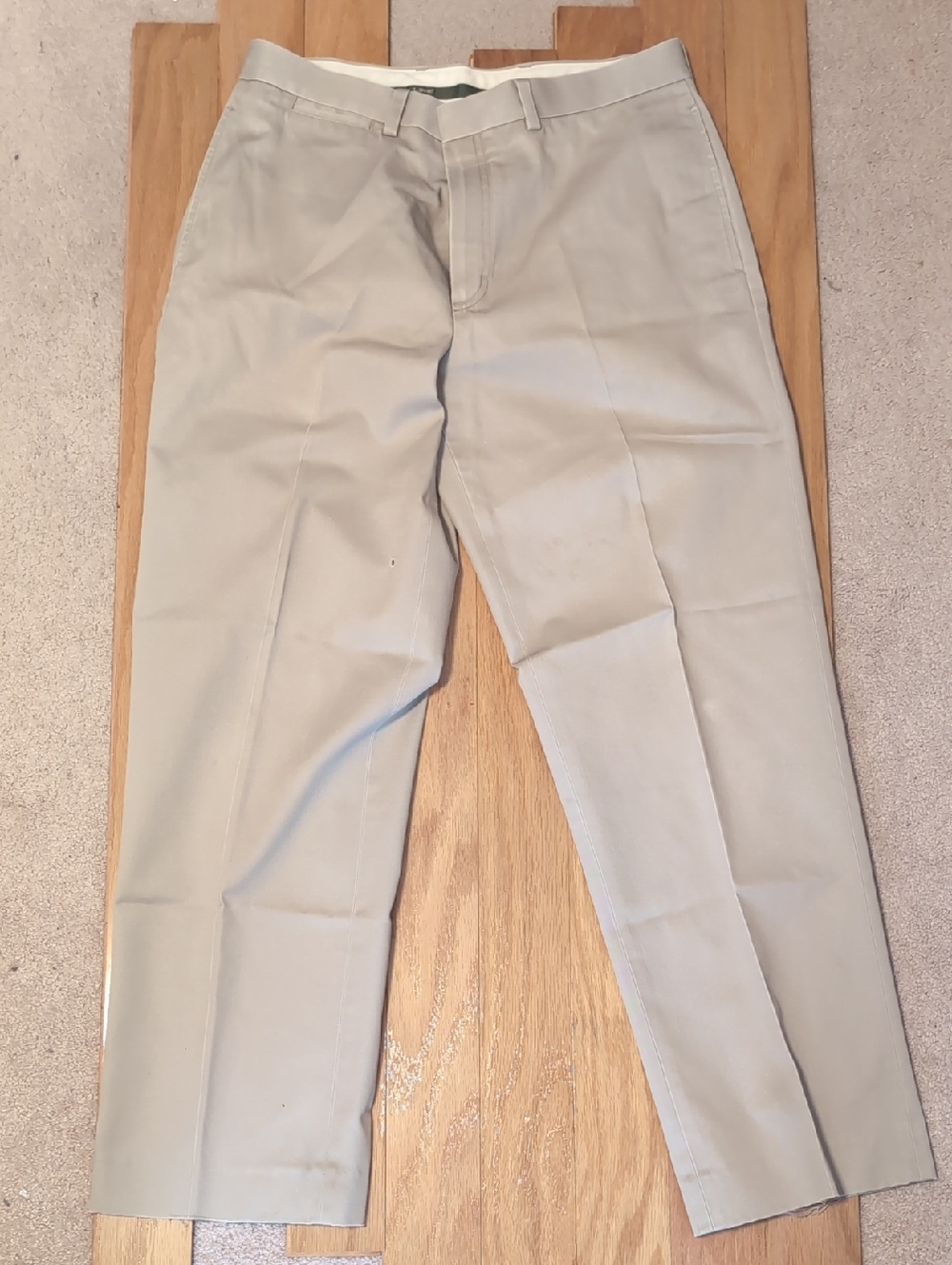 L.L. Bean Men's Light Khaki Chinos